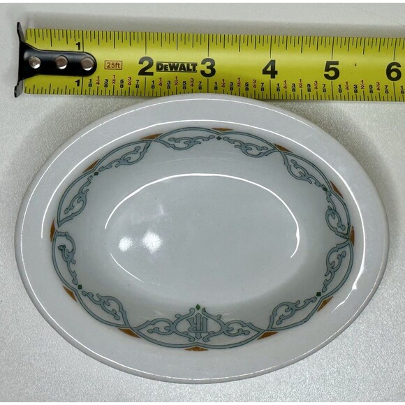 ROSENTHAL Germany Soap Trinket Dish Made For Rock Jsland Lines Vintage - Picture 2 of 4